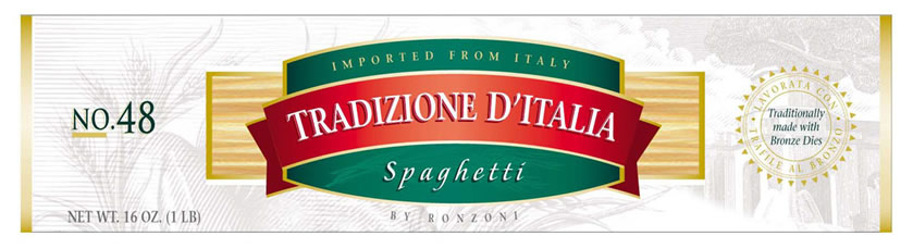 Tradizione pasta carton_banner design